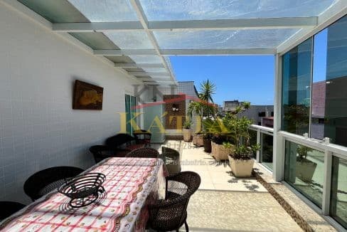 TEMPORADA: APART. COBERTURA 03 QUARTOS, CENTRO- CABO FRIO: TAP025