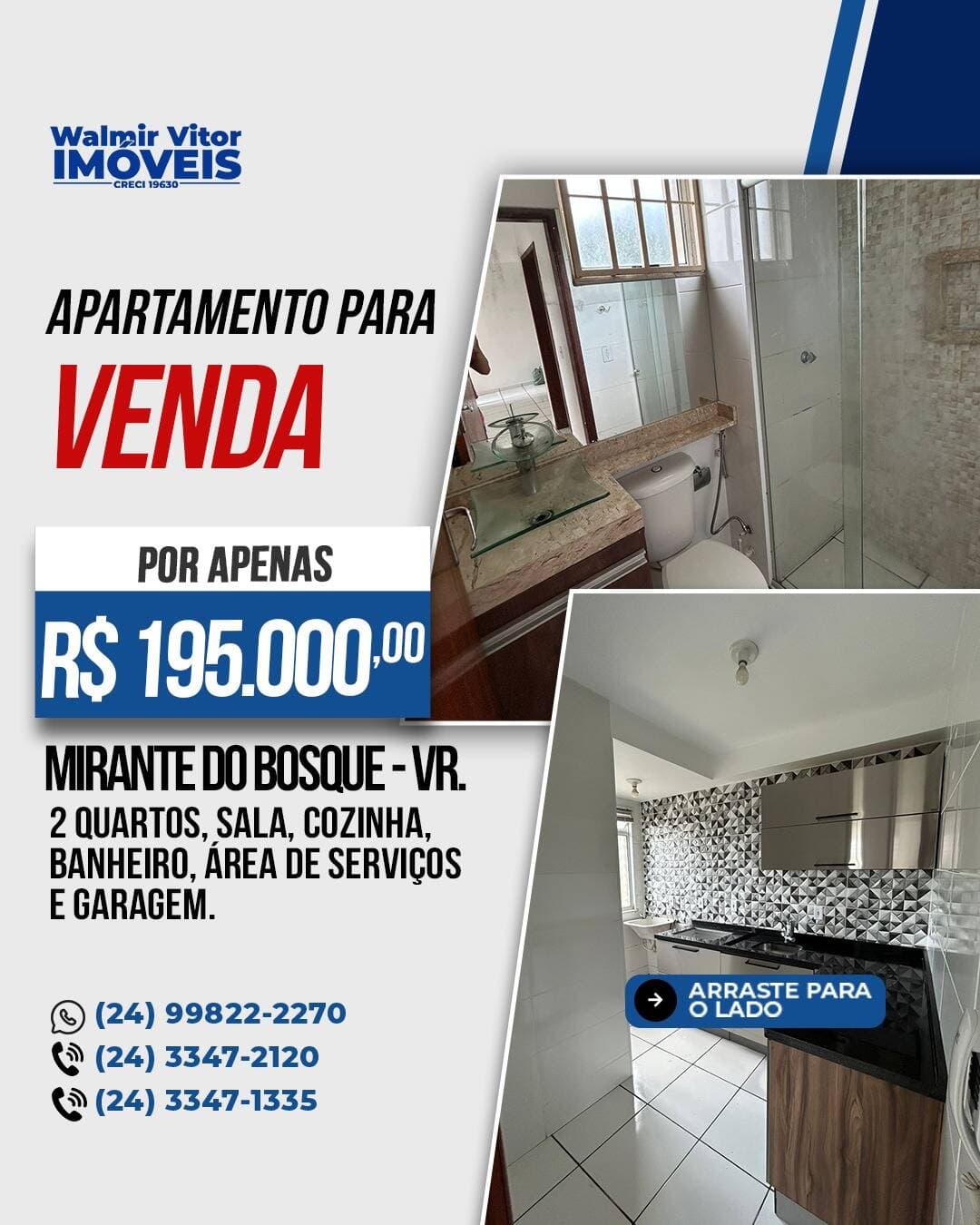 Excelente apartamento para venda no Mirante do Bosque Volta Redonda RJ
