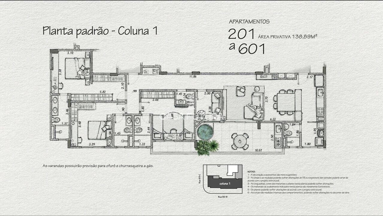 Apartamento com 3 quartos, 139 m² - foto 5