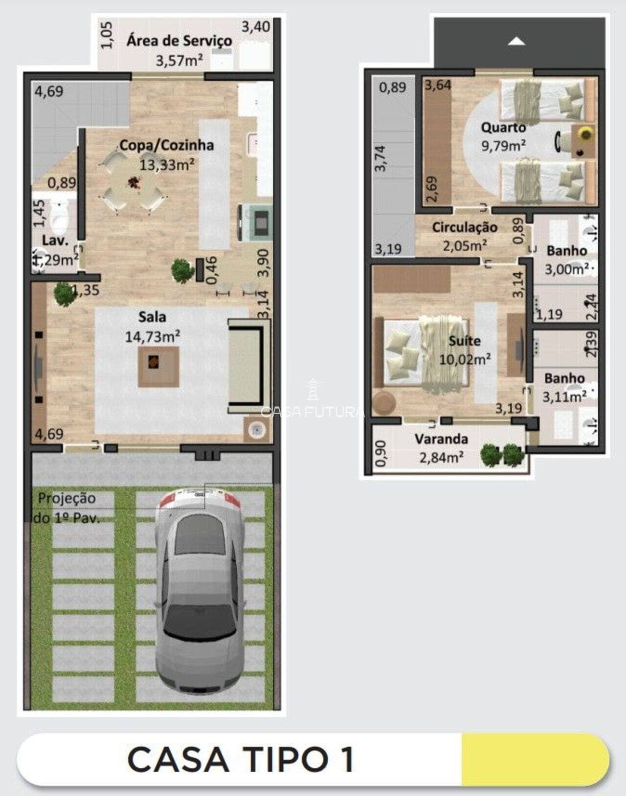 Casa com 2 quartos, 82 m² - foto 5