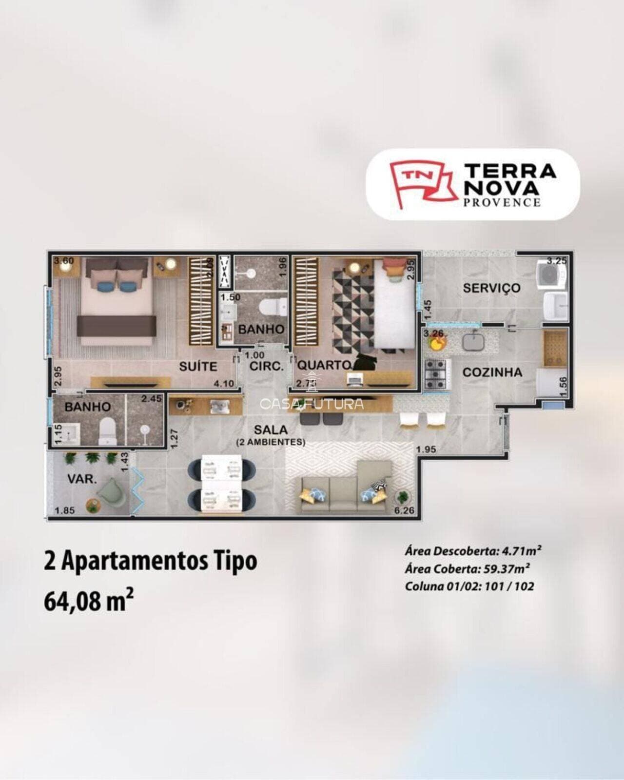 Terra Nova Provence, com 2 a 3 quartos, 64 a 120 m² - foto 9