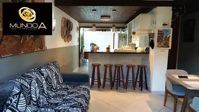 Casa de Condomínio com 2 quartos para temporada