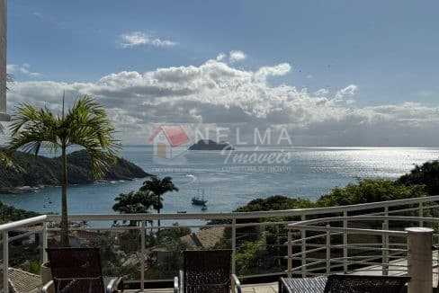 Excelente casa com Vista cinematográfica para o mar em João Fernandes – Armação dos Búzios/RJ